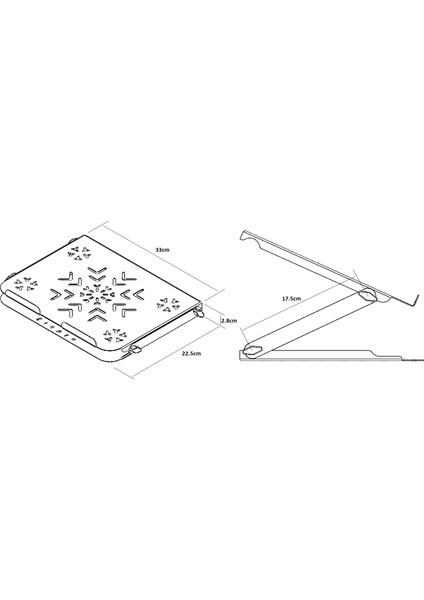Bilgisayar Standı(Metal, Konum ve Yüksekliği Ayarlanabilir) Laptop/tablet Stand