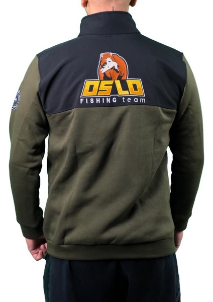 Fisherman Balık Nakışlı Fermuarlı Sweatshirt fiyatları