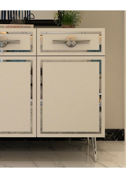 Bellydd (KB150) Konsol beyaz gümüş