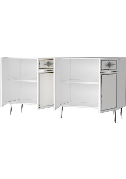 Bellydd (KB150) Konsol beyaz gümüş
