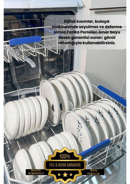 Düğüm 18 Parça 6 Kişilik Porselen Yemek Takımı fırsatları