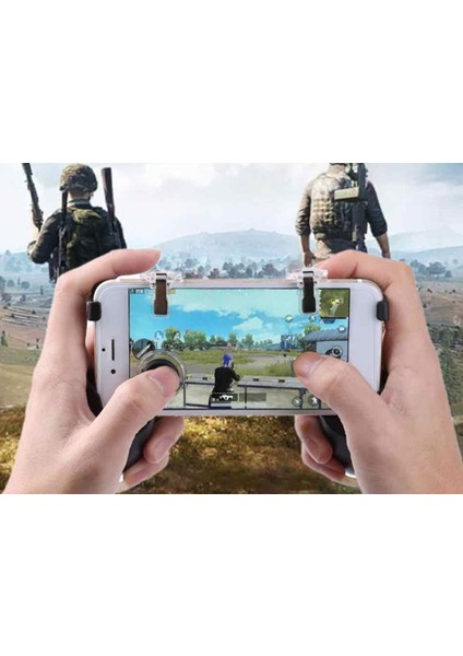 HY-PG51 Telefon Uyumlu Tetikli 5 In 1 Joystickli Gamepad