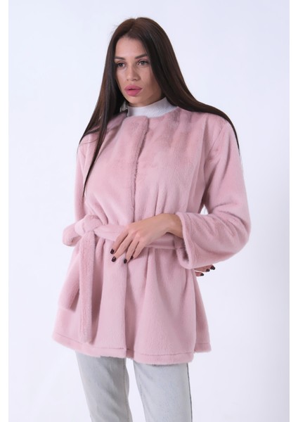 Pudra Önü Kapamalı Seyyar Kemerli Peluş Ceket 0105140.79 modelleri