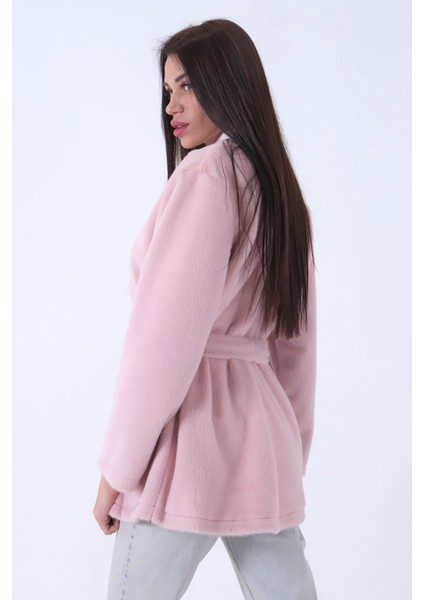 Pudra Önü Kapamalı Seyyar Kemerli Peluş Ceket 0105140.79 indirimleri