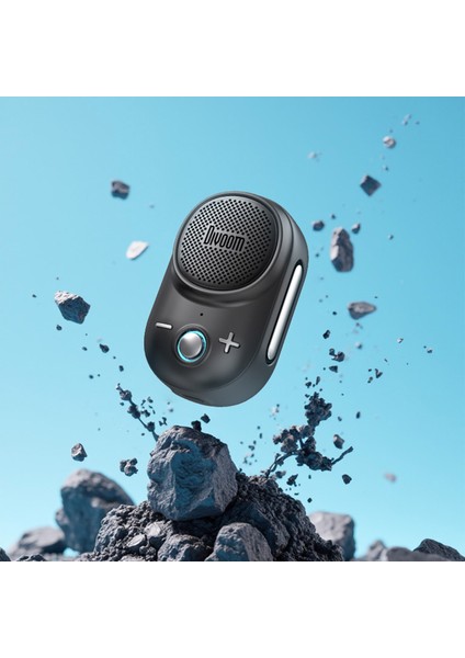 Itour-S IP67 Mini Bluetooth Hoparlör, Güçlü Bas, Taşınabilir Ses Bombası, Siyah