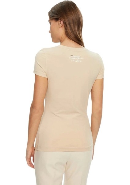 Ss Cn Cheeta Logo Trıangle Tee