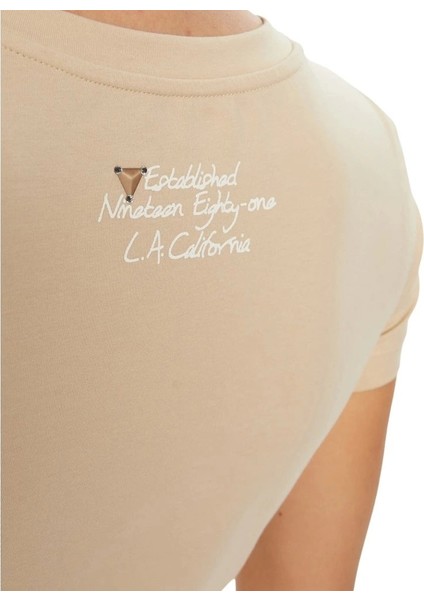 Ss Cn Cheeta Logo Trıangle Tee