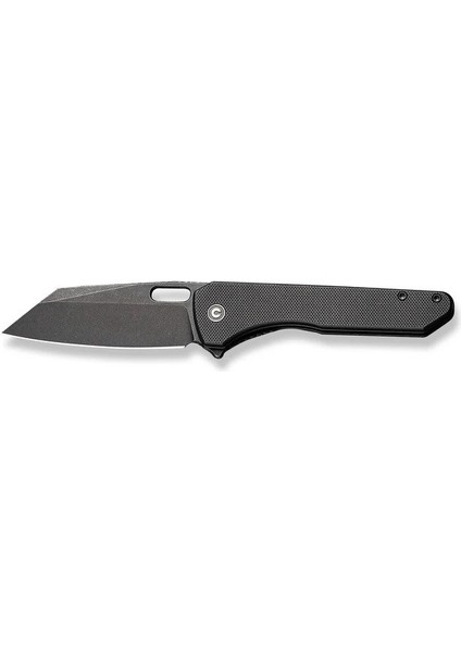 Nugz Flipper & Thumb Hole Knife Black G10 Handle Çakı