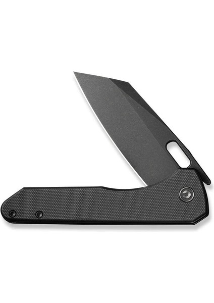 Nugz Flipper & Thumb Hole Knife Black G10 Handle Çakı fırsatları