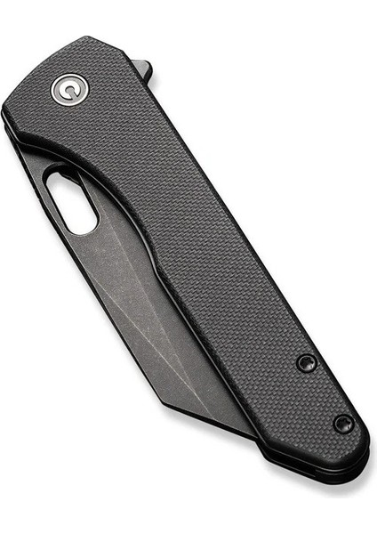 Nugz Flipper & Thumb Hole Knife Black G10 Handle Çakı indirimleri