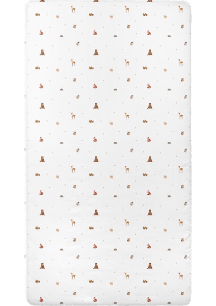 Forest Amigos 100% Pamuk Penye Lastikli Çarşaf Seti - 100X200 cm + 50X70 cm fırsatları