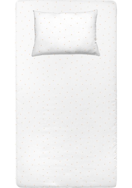 Stars 100% Pamuk Saten Lastikli Çarşaf Seti - 100X200 cm + 50X70 cm fırsatları