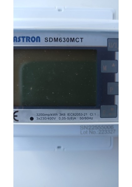 Eastron Üç Fazlı SDM630MCT Approved Onaylı Çok Fonksiyonlu Modbus Akıllı Mini Güç Enerji Ölçer Eastron