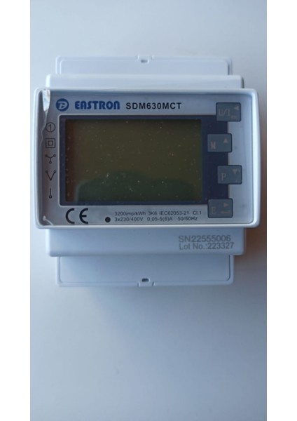 Eastron Üç Fazlı SDM630MCT Approved Onaylı Çok Fonksiyonlu Modbus Akıllı Mini Güç Enerji Ölçer Eastron