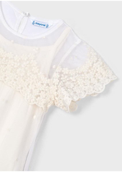 Kız Çocuk Işlemeli Tül Elbise fırsatları