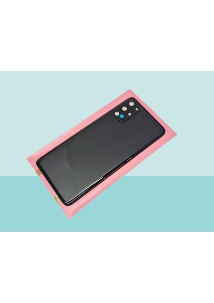 Samsung Galaxy S20 Plus Uyumlu Arka Kapak Batarya Kapağı - Siyah - Full Lensli