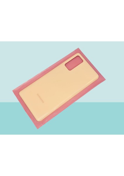 Samsung Galaxy S20 Fe Uyumlu Arka Kapak Batarya Kapağı - Turuncu