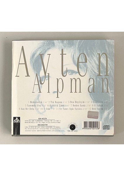 Ayten Alpman - Eski 45’likler (Orijinal Dönem Baskı Cd) fiyatları