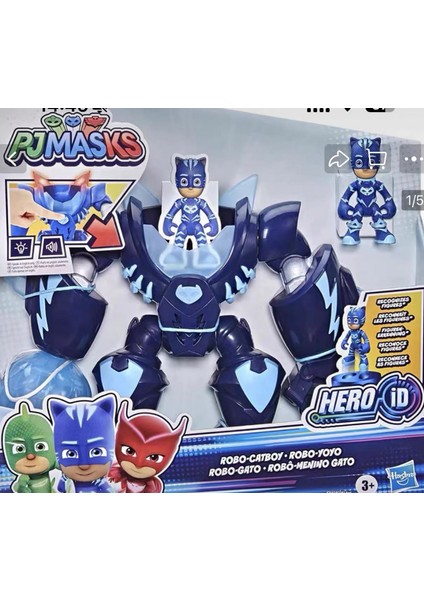 Hasbro Pj Masks Pajama Hero Connor Greg Amaya/popüler Animasyon Dizilerine Dayanan Ilgi Çekici Interaktif Oyuncaklar Yeni Yıl Hediyesi (Yurt Dışından)