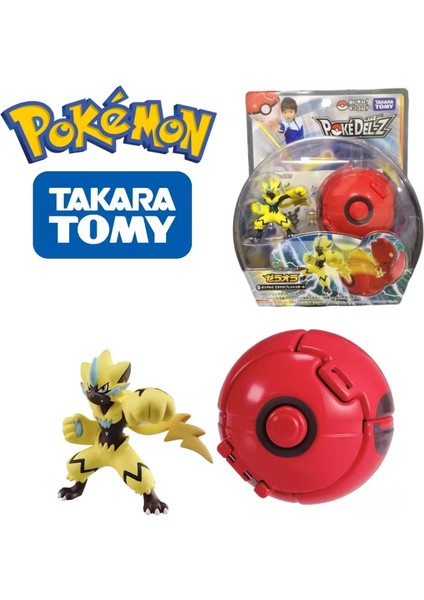Takara Tomy Pokemon Kyogre Zeraora Charizard Pikachu Monster Ball/koleksiyonluk Aksiyon Figürü Model Oyuncaklar Ince Detaylar Yeni Yıl Hediyeleri (Yurt Dışından)
