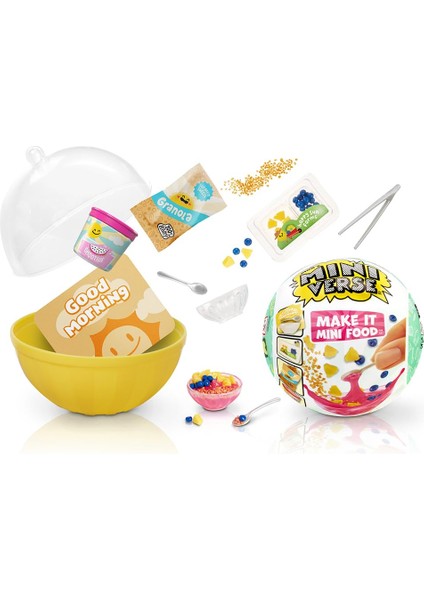 Mga's Miniverse Make It Mini Spa Lifestyle Food Birthday/koleksiyonluk Mistik Kör Ambalaj El Sanatları Çocuk Günü Oyuncakları Diy Noel Hediyesi (Yurt Dışından)