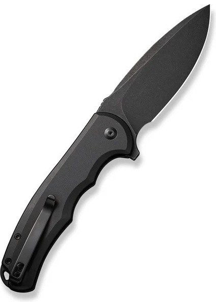 Button Lock Praxis Flipper Knife Black Aluminum Handle Çakı modelleri