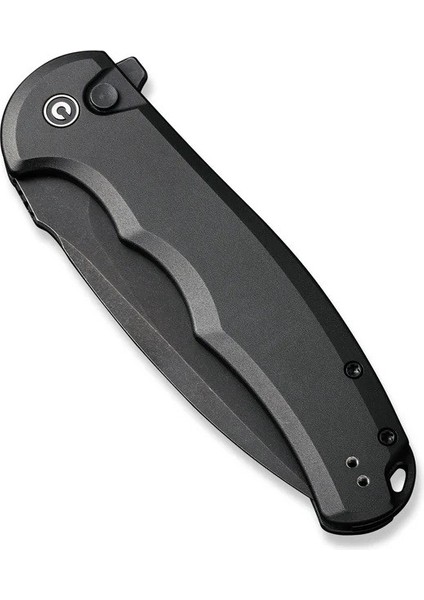 Button Lock Praxis Flipper Knife Black Aluminum Handle Çakı indirimleri