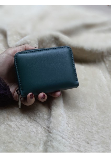 Akordiyon Cüzdan Kartlık Unisex (Içi Kumaşlı Deri) modelleri