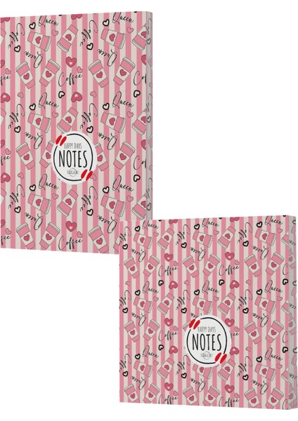 Vivago Art Kahve 8, 14X20 Çizgili DEFTER-15X15 Çizgisiz Defter Seti (320 Sayfa)