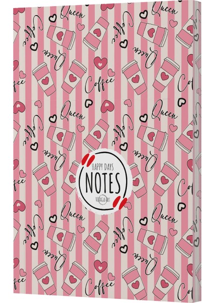 Vivago Art Kahve 8, 14X20 Çizgili DEFTER-15X15 Çizgisiz Defter Seti (320 Sayfa)