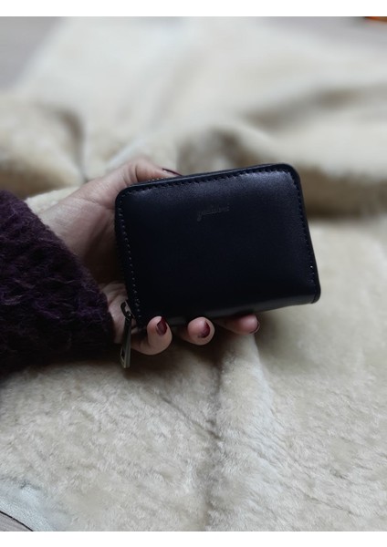Akordiyon Cüzdan Kartlık Unisex (Içi Kumaşlı Hakiki Deri) modelleri