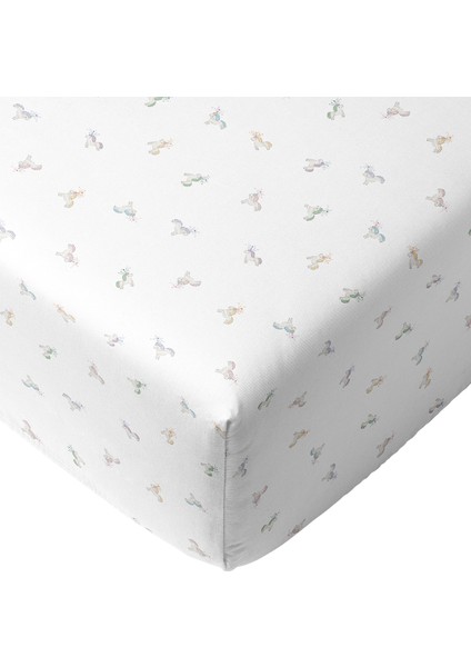 Astra 100% Pamuk Saten Lastikli Bebek/çocuk Çarşafı - 100 x 200 cm