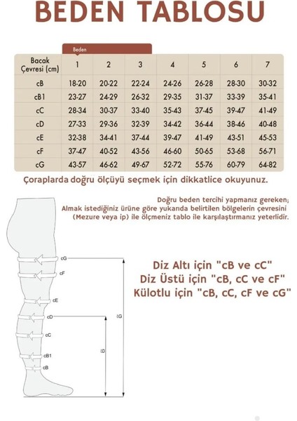 8231 Pamuklu Orta Basınç Diz Üstü Burnu Kapalı Çorap fiyatları