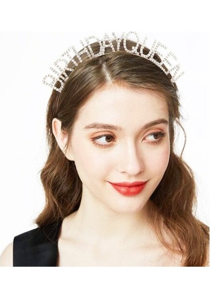 Birthday Queen Yazılı Kraliçe Taç indirimleri
