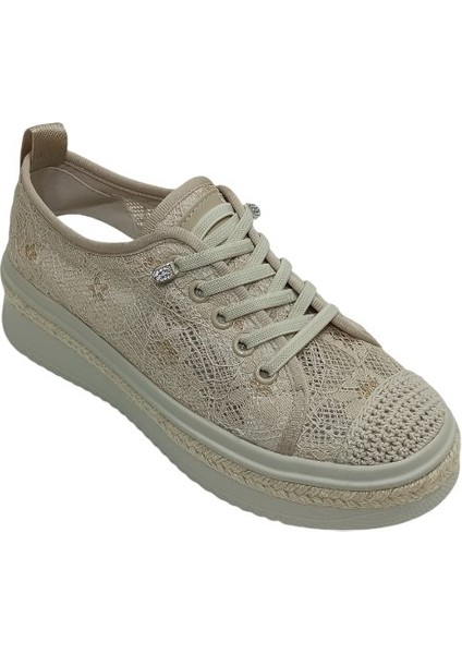 Bej Kadın Triko Neaker Spor Ayakkabı fiyatları