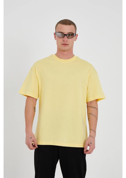 Oversize Baskısız Düz Unisex Tshirt fiyatları