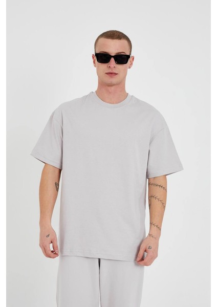 Oversize Baskısız Düz Unisex Tshirt fiyatları