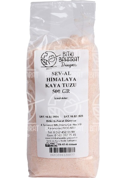 Sev-Al Himalaya Kaya Tuzu Sofralık 500 gr