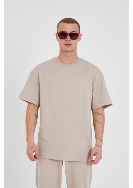 Oversize Baskısız Düz Tshirt modelleri