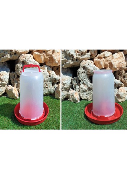 2 Li Set 4 Lt Suluk 4 kg Yemlik Tavuk Yemliği Tavuk Suluğu Civciv Yemliği Civciv Suluğu