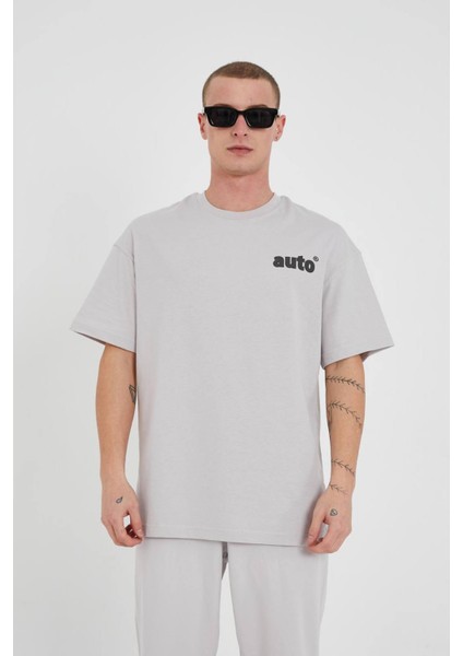 Yazı Baskılı Unisex Bisiklet Yaka Tshirt modelleri