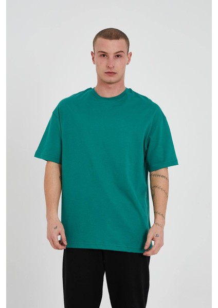 Oversize Baskısız Düz Unisex Tshirt fiyatları