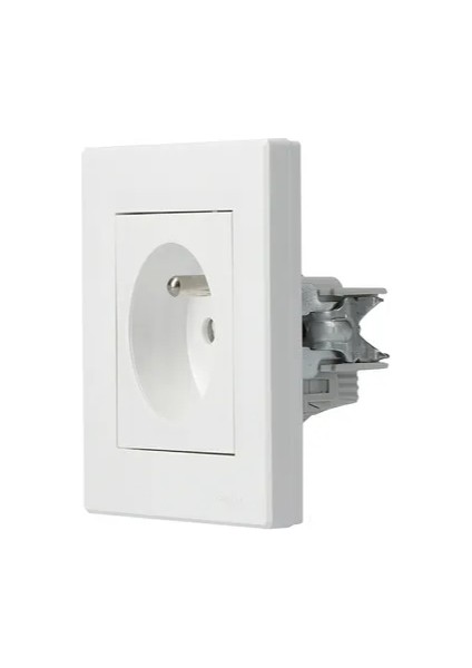 Asfora – Çocuk Korumalı Ups Priz, 16A, Çerçeveli – Beyaz EPH2800221