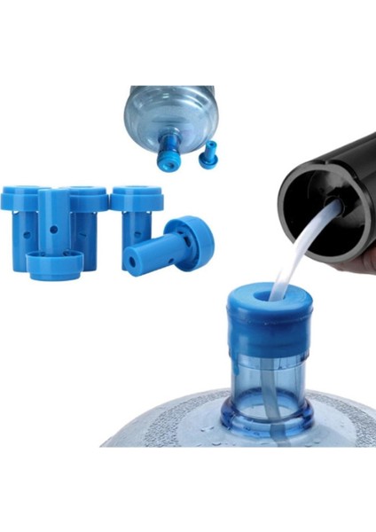 Sebil Üstü Yaylı Damacana Kapağı Şarjlı Pompa Uyumlu / Non-Spil Kapak / Carboy Cap / Ghita Carboy