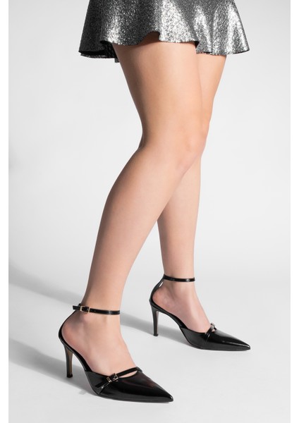 Kadın Stiletto Sivri Burun Tokalı Topuklu Ayakkabı Nalin fırsatları