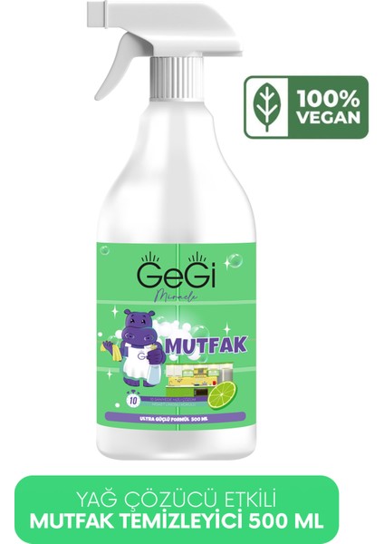 Mutfak Temizleyici Kir Yağ Sökücü Yüzeylerde Güçlü Etkili Sprey