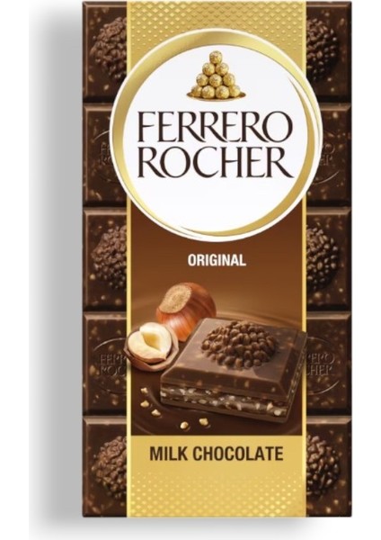 Original Hazelnut Chocolate Bar 90 gr
