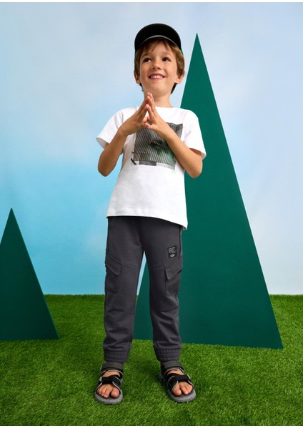 Erkek Çocuk Cepli Jogger Eşofman Altı