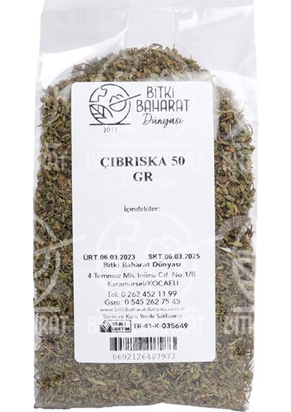 Çıbrıska Otu 50 gr