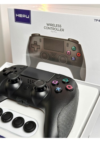 Tp4-0421 Siyah Profesyonel Bluetoothlu Oyun Kolu (Videolu Ürün) - Kablolu/Kablosuz Pc Kol - Ps4 Gamepad & Joystick